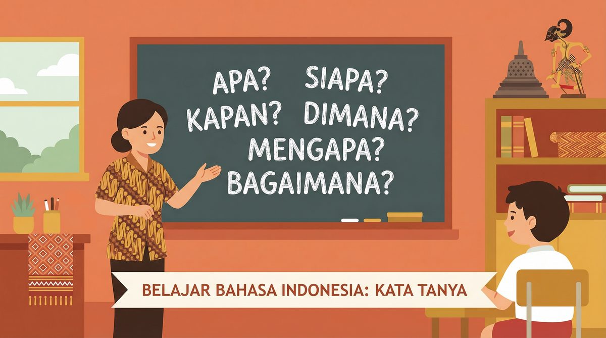 The Five Question Words That Unlock Indonesian Conversation