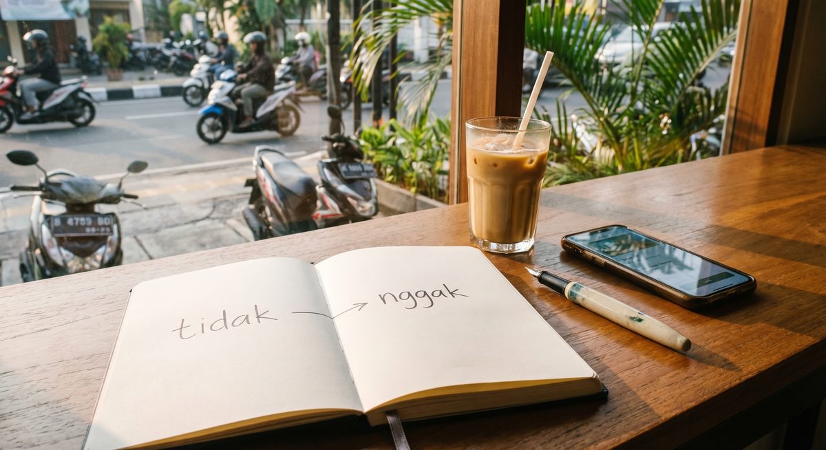 Tidak vs Nggak in Indonesian: The Difference Between Correct and Natural